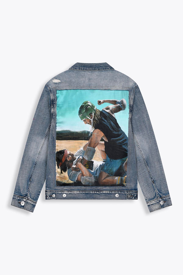 FIGHT FOR TERRITORY DENIM JACKET