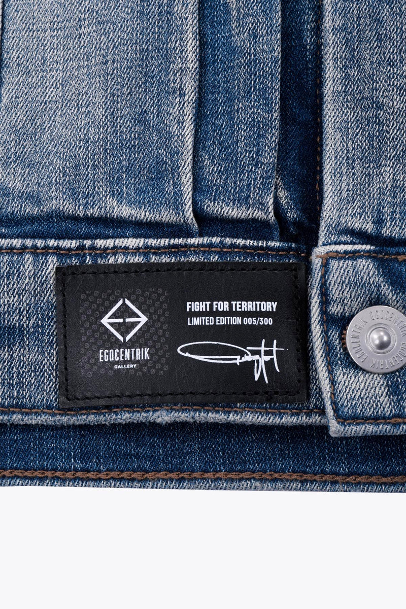 FIGHT FOR TERRITORY DENIM JACKET