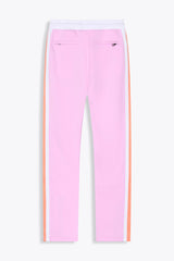 l'arriere du pantalon de survetement rose