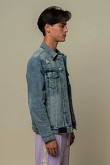 EGO DENIM JACKET DARK BLUE